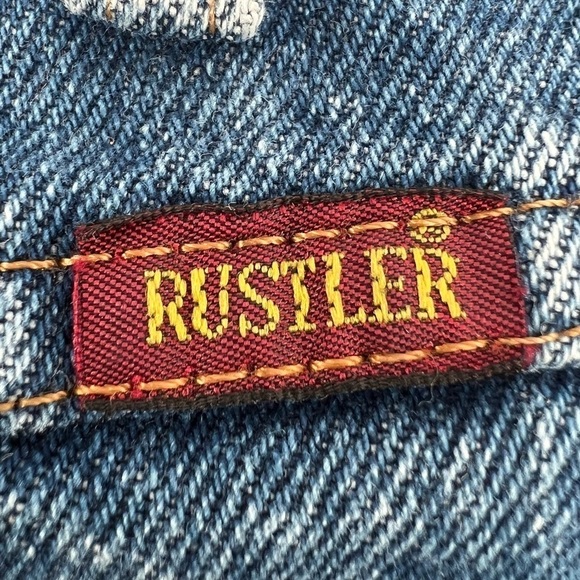 Rustler Straight Leg Denim Jeans Size 34 x 29 Men's - Picture 2 of 4